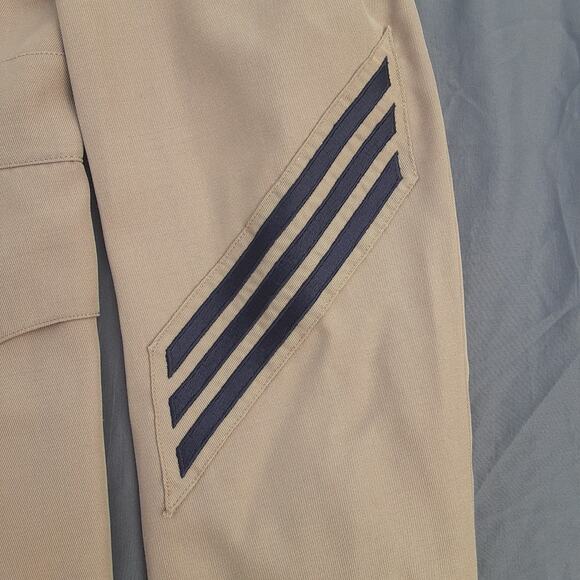 WWII Navy Beige Bullion Rate Aviation Storekeeper CPO Uniform Jacket 42 Reg - Picture 3 of 10